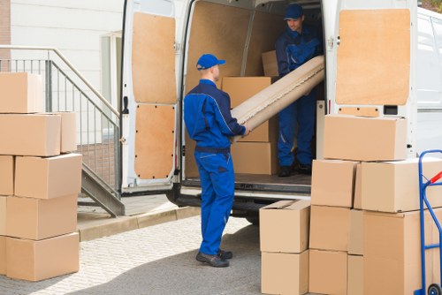 House removal team planning a move in Bromley