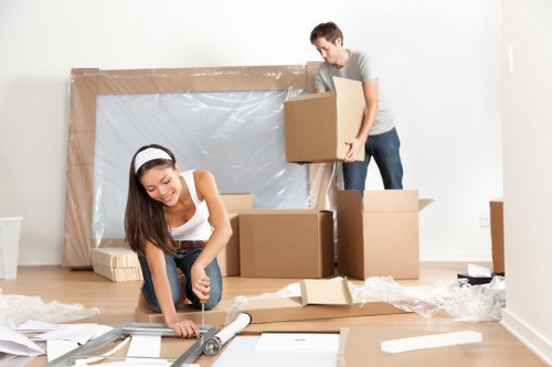 Local packing team working in a Bromley residential property