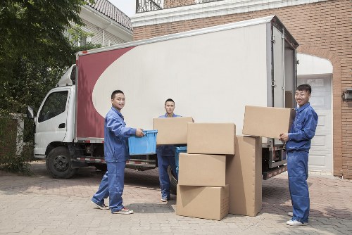 House moving team planning a residential move in Bromley