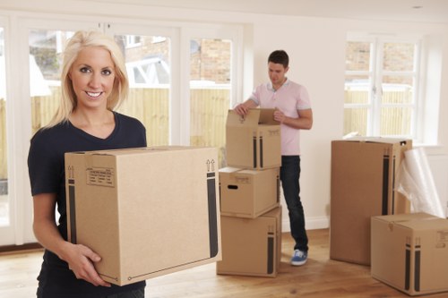Van loading furniture for a Bromley house or flat move