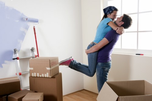 Furniture and household items being loaded for a local Bromley move