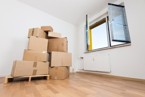 Local moving van helping with furniture transport in Bromley