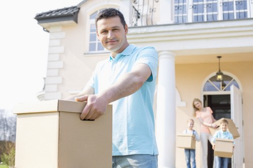 Careful loading of furniture for a home move