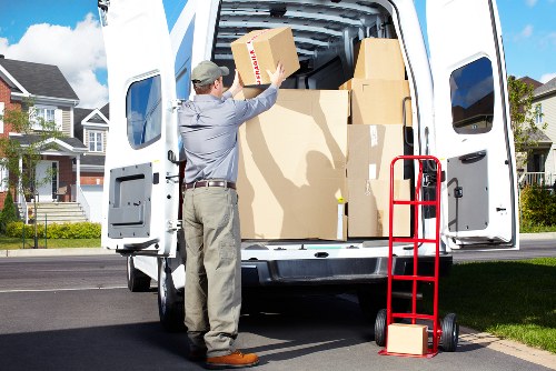 Unpacking boxes and setting up a new Bromley home